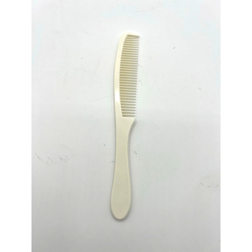 Vintage Goody‎ Detangling Comb Unbreakable Plastic 1970-80 Cream Colored